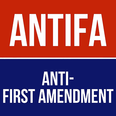 ANTIFA stands for Anti First Amendment