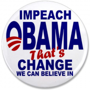 Impeach Obama button