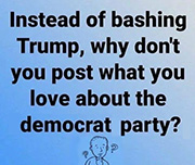 instead of bashing President Trump