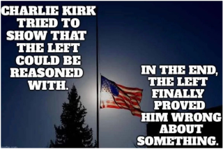 the left proved Charlie Kirk wrong