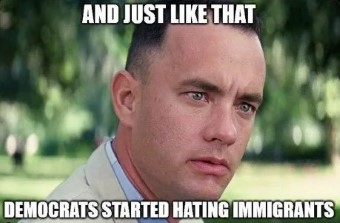 democrats started hating immigrants