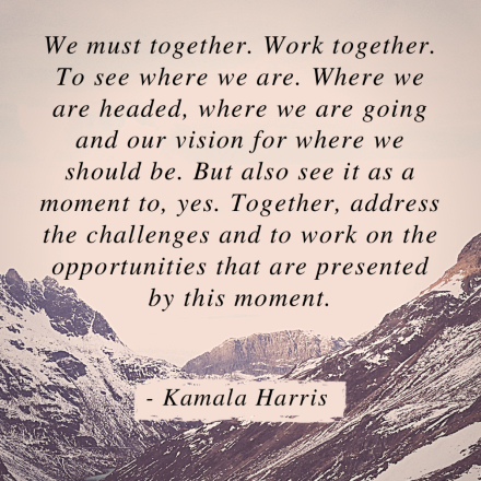 Harris quote - vision