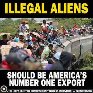 Illegal aliens should be America's number one export