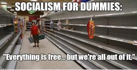 Socialism for dummies: we're all out of it