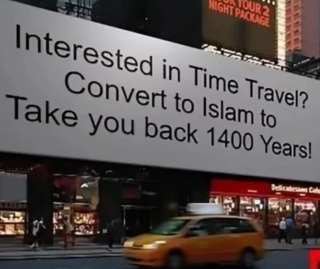 time travel Islam, go back 1,400 years