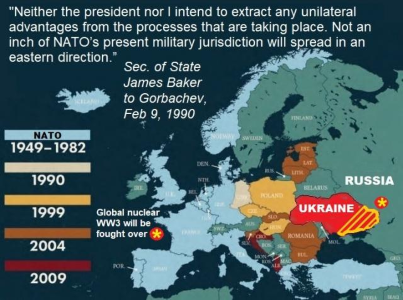 NATO incursion into Ukraine since 1949