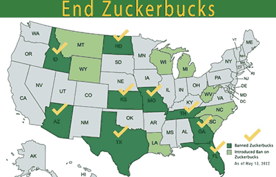 States banning Zuckerbucks