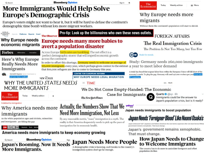 unbelievable immigration propaganda. What lunacy!