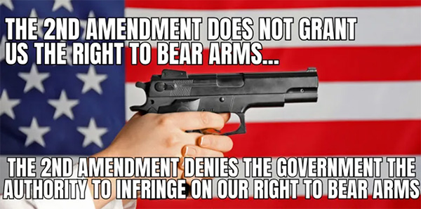 second amendment infringed