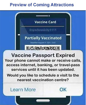 Vaccine passport phone blocked