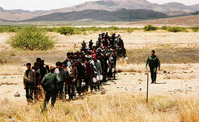 Illegal aliens on Barnett Ranch