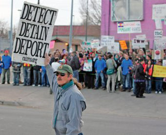 Detect, detain, and deport illegal aliens