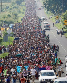 migrant caravan 2018 October