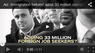 immigration reform amnesty will result in 33 million job competitors to jobless Americans