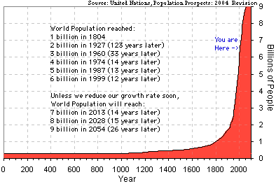 Exponential growth curve